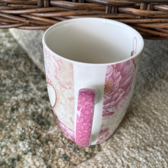 NWOT “Believe” Butterfly Mug - Pink and Cream - Picture 5 of 7